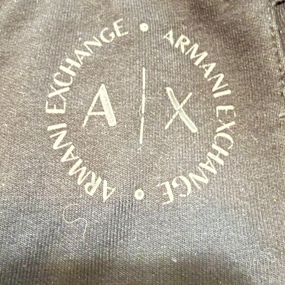 $169 Authentic A/X ARMANI EXCHANGE Men's Black Drawstring Sweatpants Sz.L - Picture 4 of 10